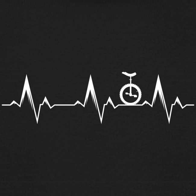 Einrad | Unicycling | Heart Monitor Downhill White