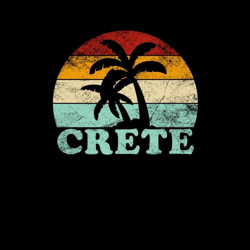 Crète Grèce Vacances Rétro Coucher de soleil Crète