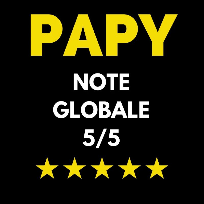 PAPY NOTE 5 sur 5 ÉTOILES