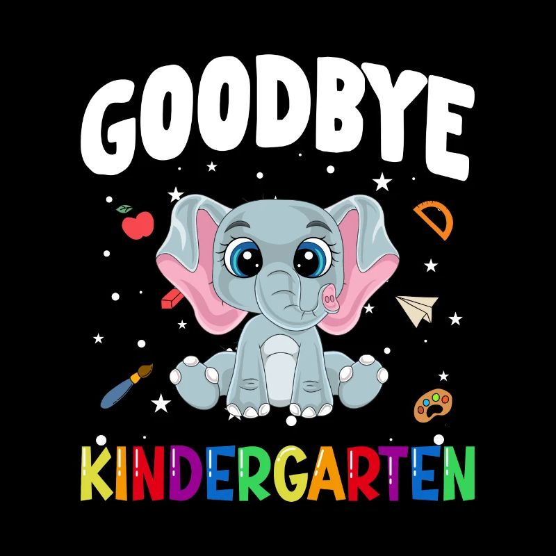 Goodbye Kindergarten Elefant Schultüte