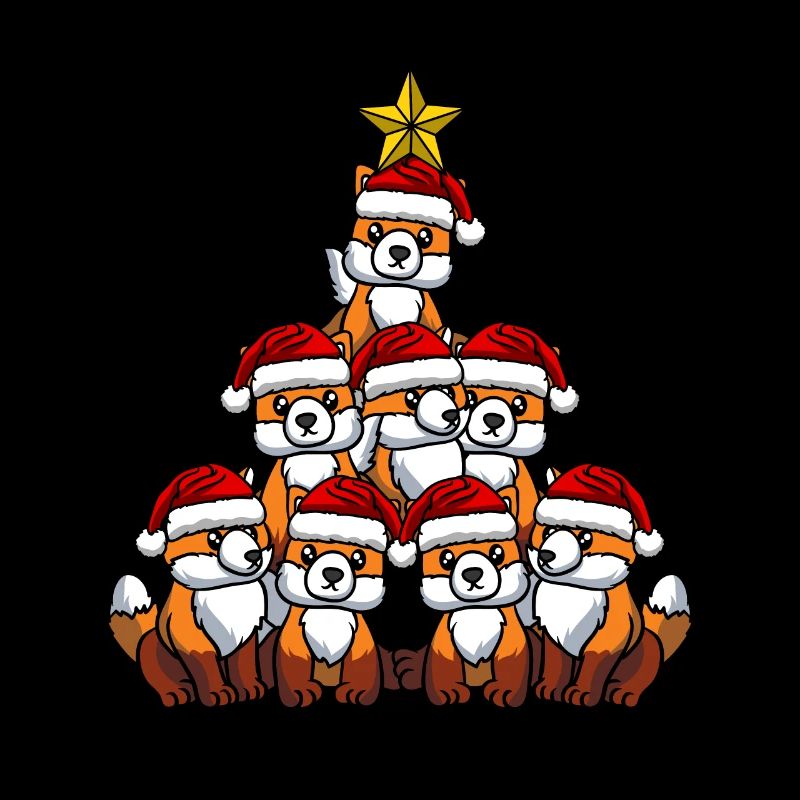 Fox Christmas Tree
