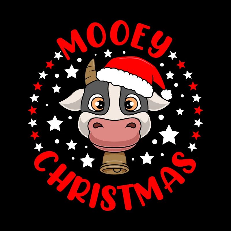 Mooey Christmas Landwird Weihnachten Kuh