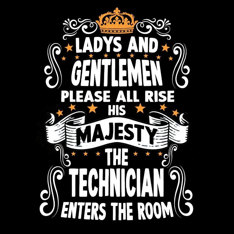 Technicien T drôle de technicien de motif