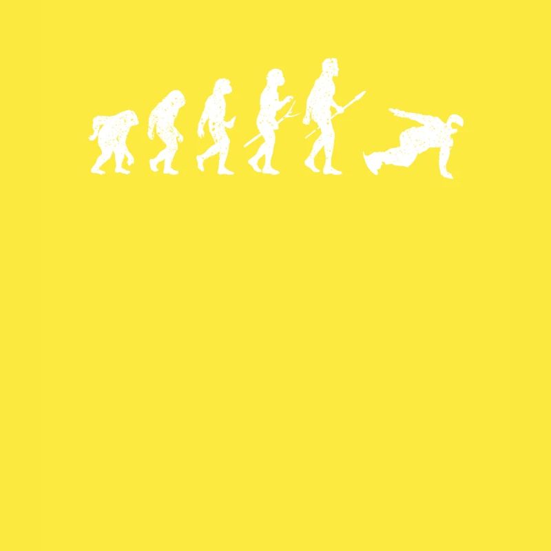 Snowboard Evolution de Man Funny Snowboard