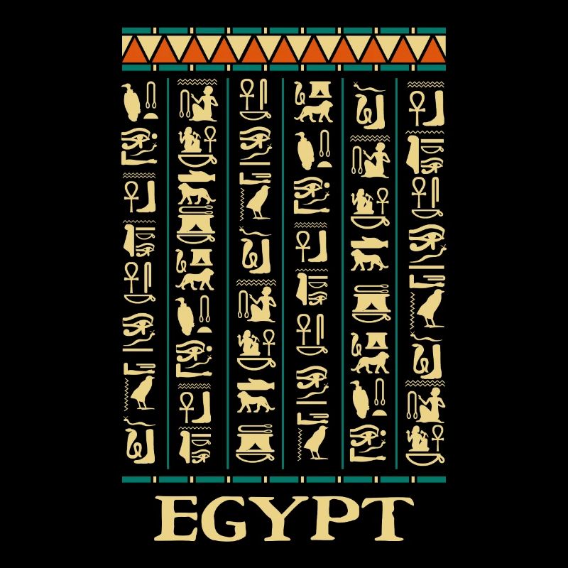 Hiéroglyphes Pyramides Egypte ancienne