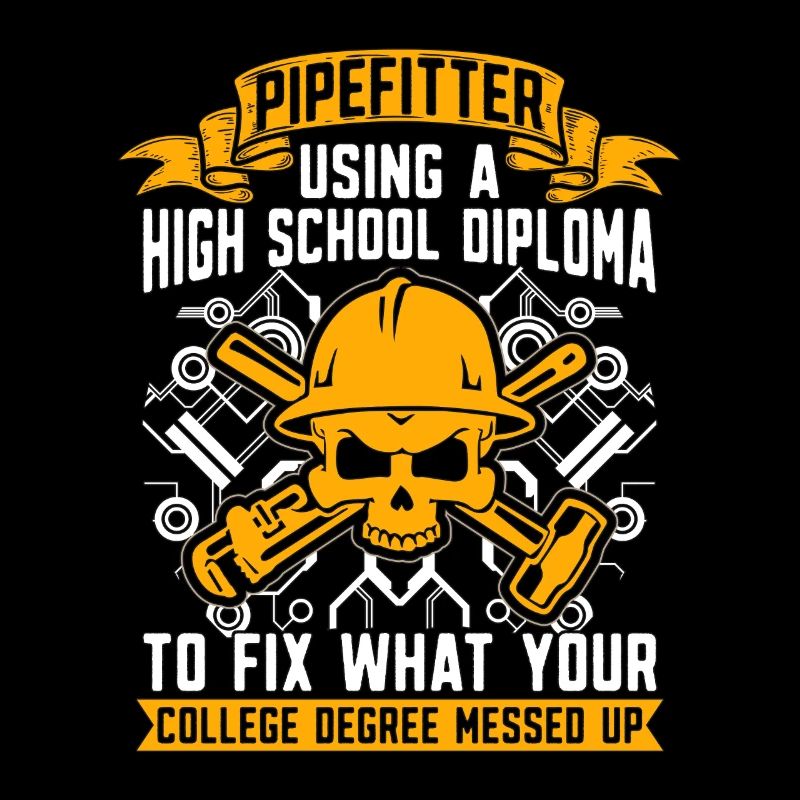 Pipefitter Using A High School Foreman Pipefitters