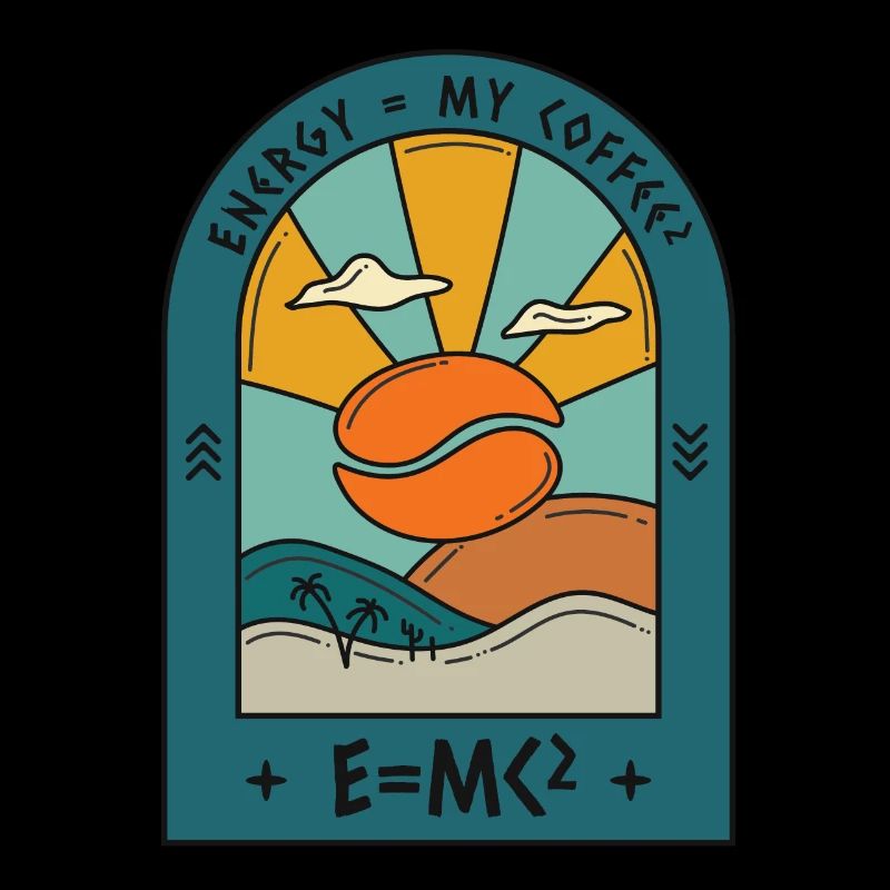 Énergie = mon café - E = MC