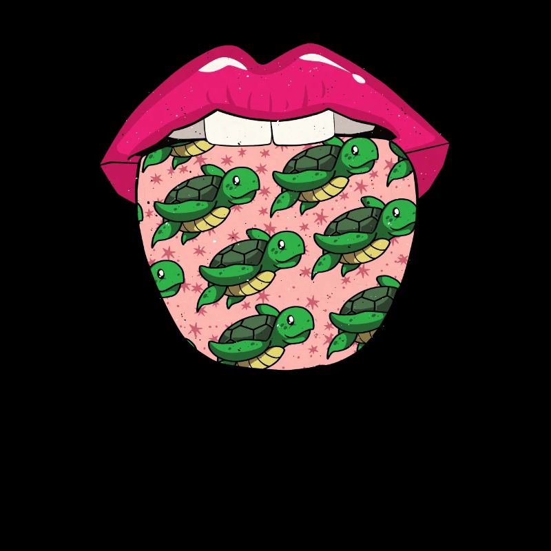 Schildpad tong