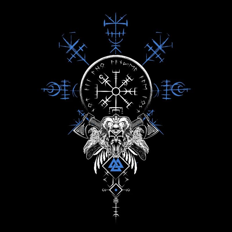 Celtic Vikinger Vegvisir compas Vikings