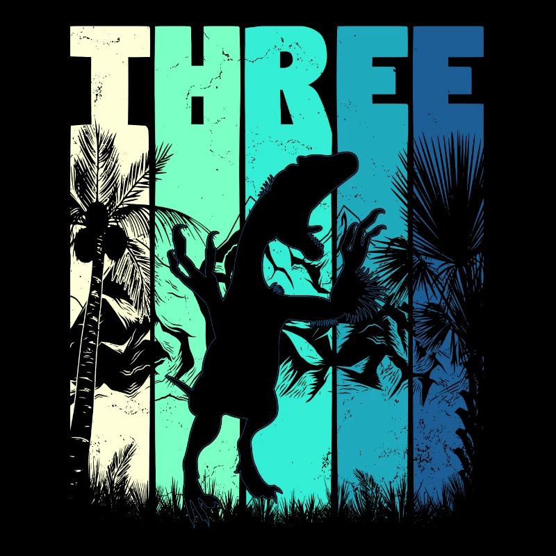 Deinonychus 3 years old boy 3rd birthday