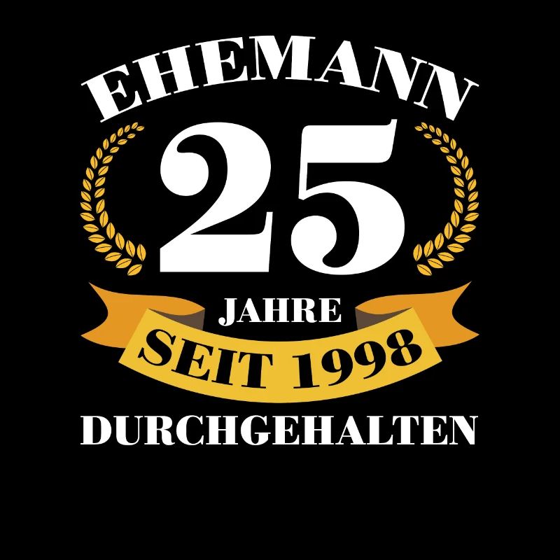 25. Hochzeitstag Ehemann Silberhochzeit Geschenk