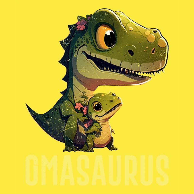 Omasaurus Muttertag Großmutter Dinosaurier