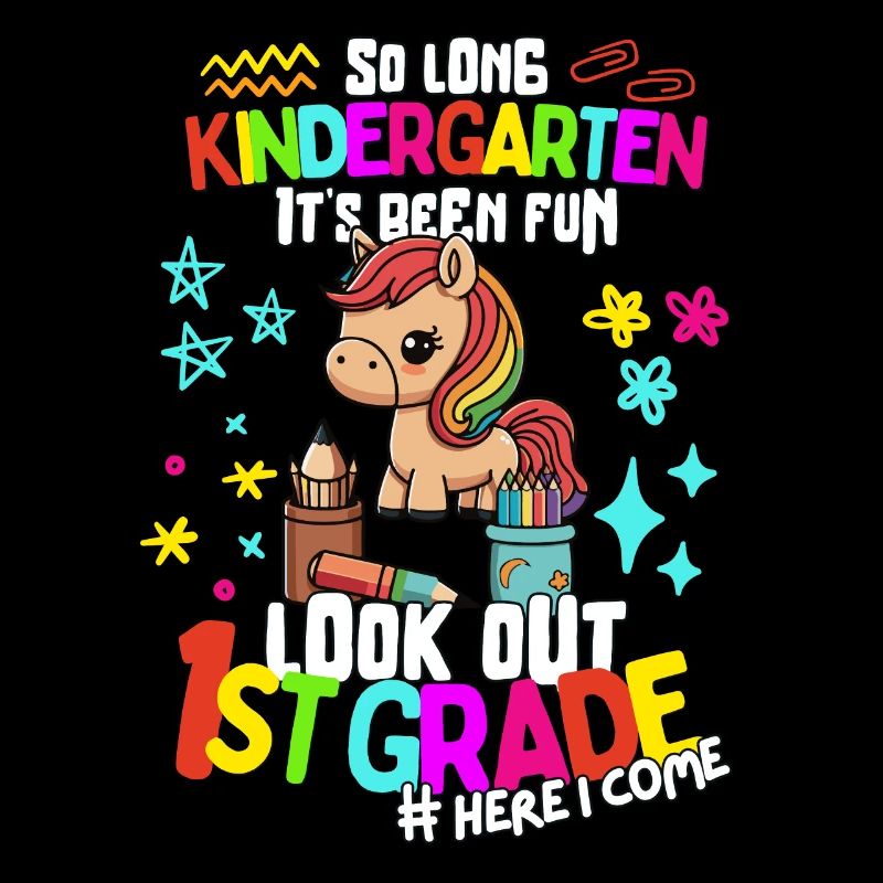 Pferd Tschüss Kindergarten: Einschulung 1. Klasse