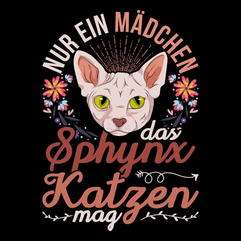 Okkult Nacktkatze Mädchen Geschenk Sphynx Katze