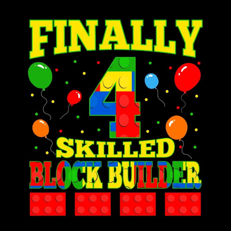 Block Builder 4 ans Block Building 4th Bday