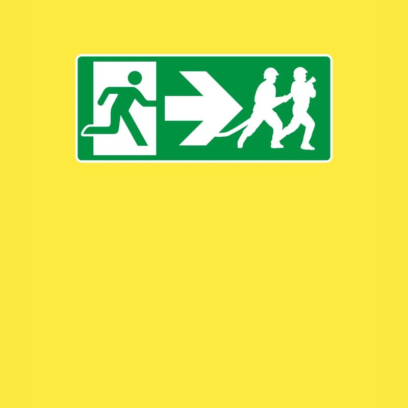 Emergency Exit Fire Brigade Firefighter