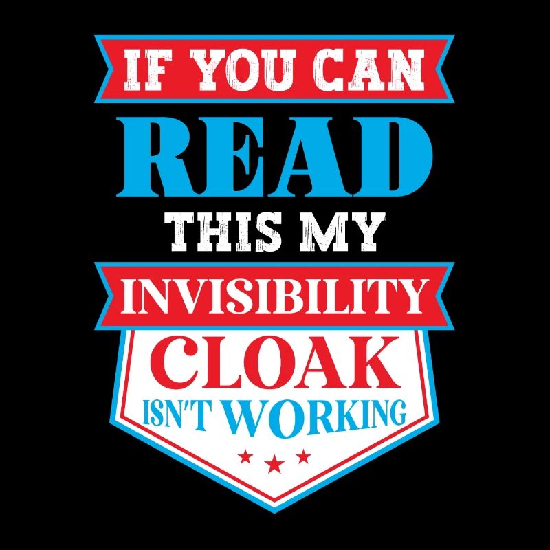 My invisible coat doesn't work