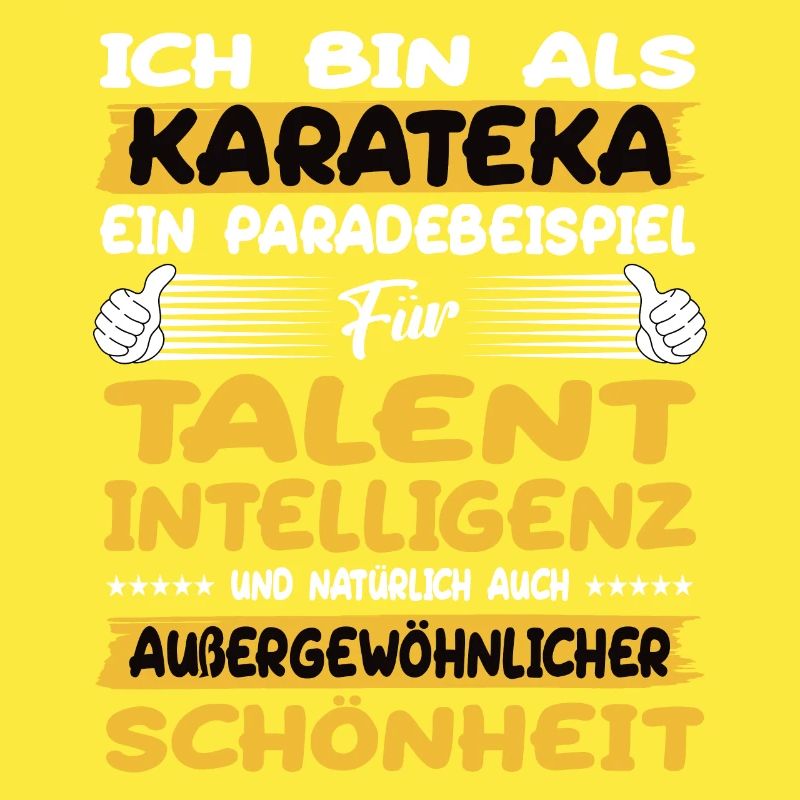 Karateka ein Paradebeispiel Karate