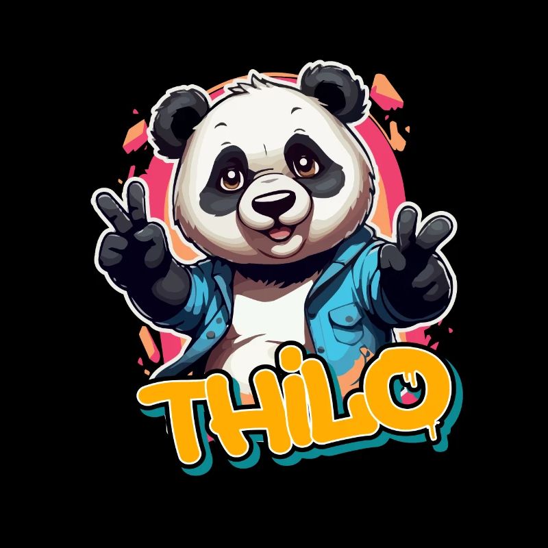 THILO - Schöner Jungen Name mit coolem Panda