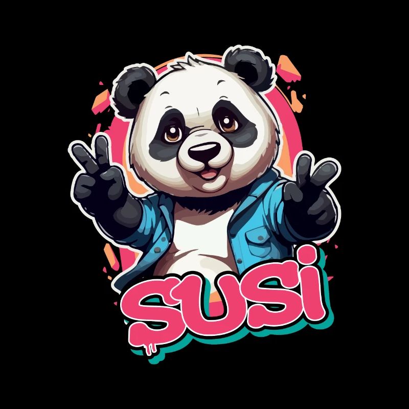 SUSI - Schöner Mädchen Name mit coolem Panda