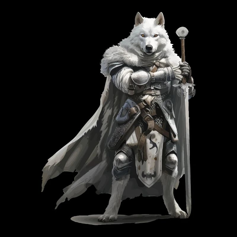 Husky Ritter Mittelalter