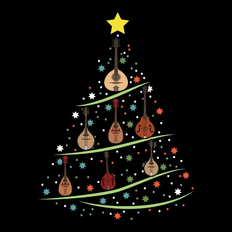 Mandoline Weihnachtsbaum