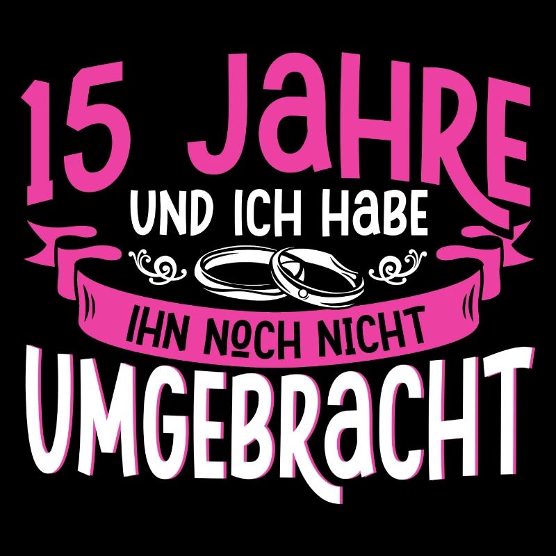 Kristallhochzeit 15. Hochzeitstag Ehepaar Geschenk