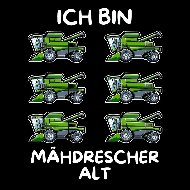 Ich bin 6 Mähdrescher alt 6. Geburtstag