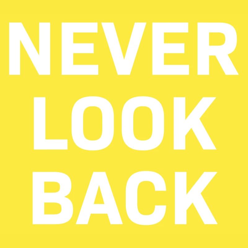 Never Look Back white