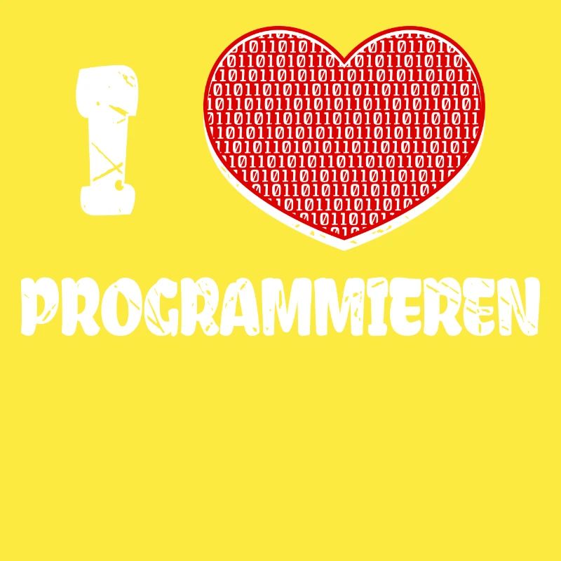 Developer Herz Programmierer Statement Informatik
