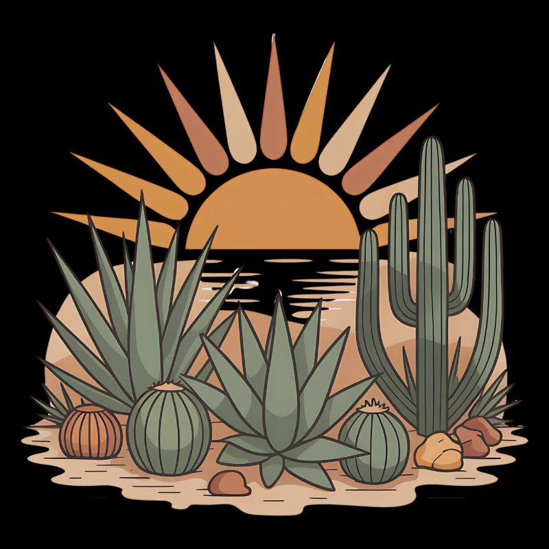 Boho Nature Cacti