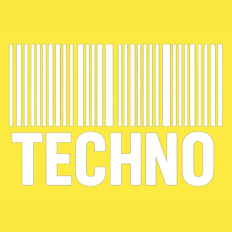 Techno Barcode Pattern