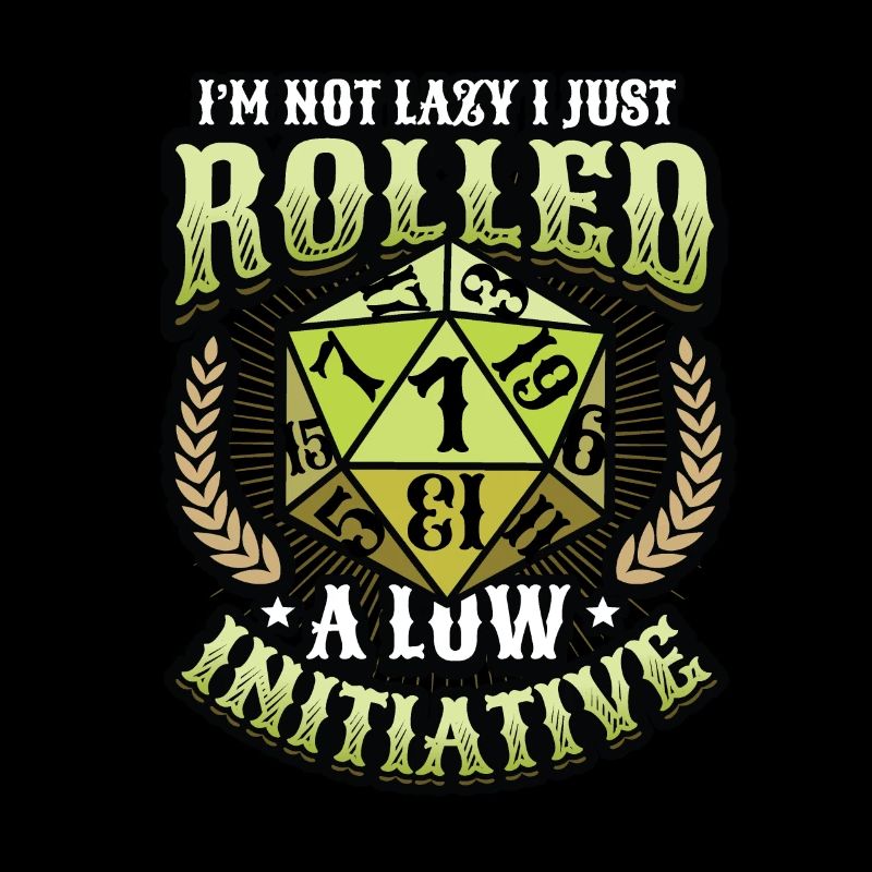 I'm not lazy, I just don't have any initiative