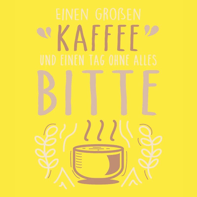 A big coffee and a day without anything please
