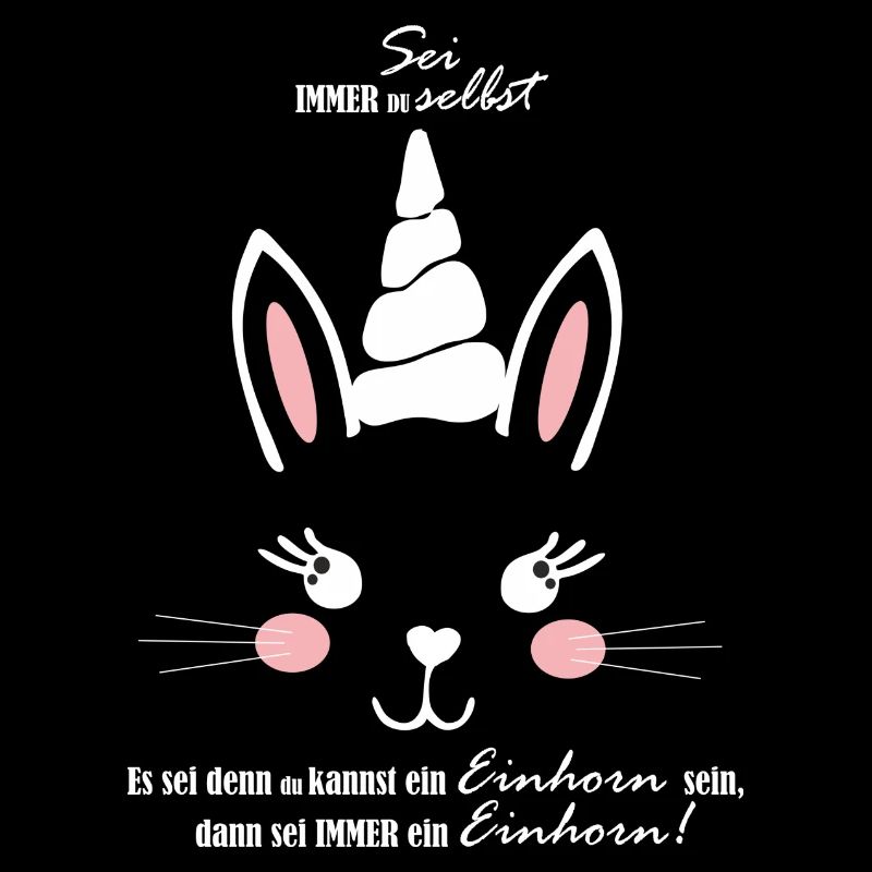 Hase oder Einhorn, oder ein Mischling -Unicorn