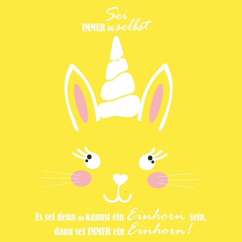 Hase oder Einhorn, oder ein Mischling -Unicorn