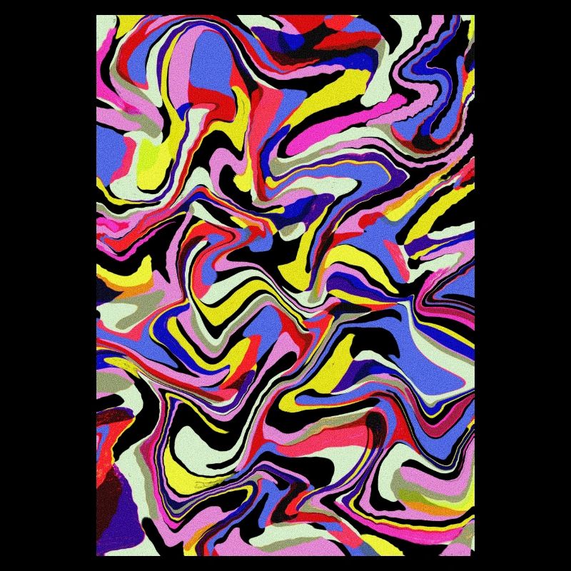 Abstract colorful pattern liquid