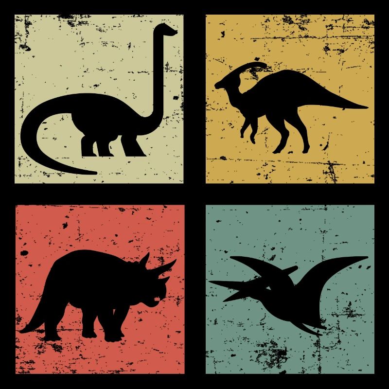 four dinosaurs