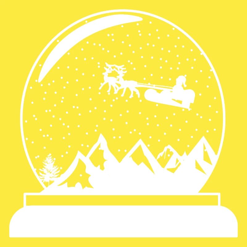 Snow Globe Christmas Globe Design
