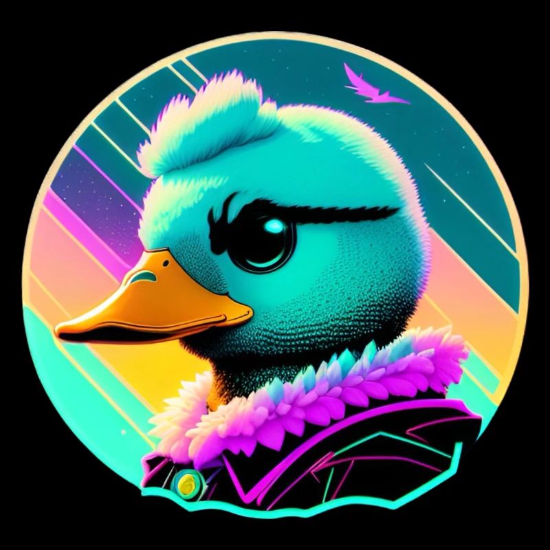 Cyber Duck coloré
