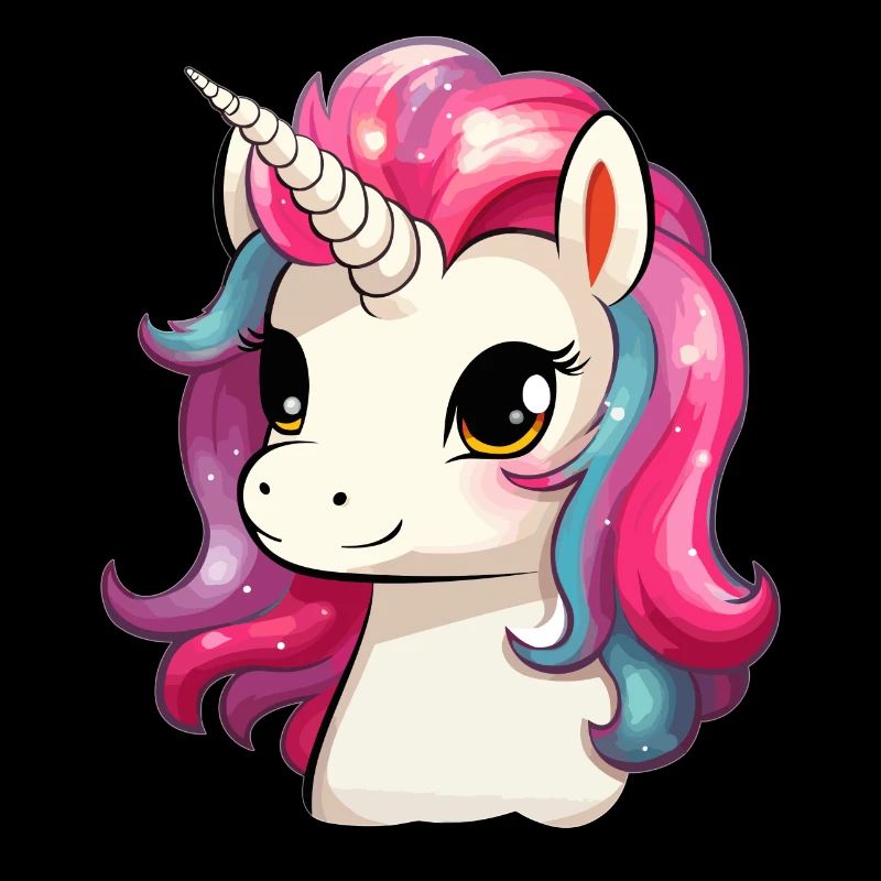 Unicorn Einhorn im Comic Style