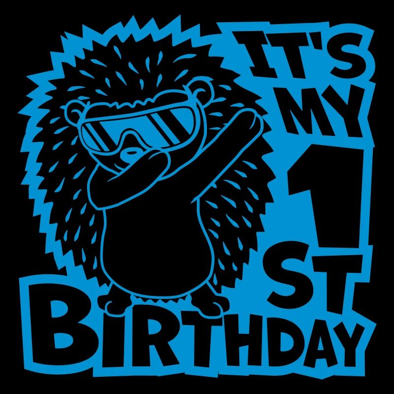 Igel dabbing 1st birthday
