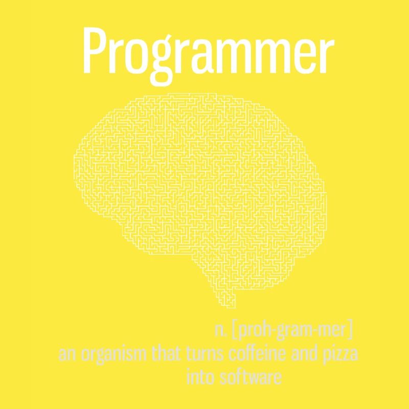 programmer brain pc informatik definition pizza lo