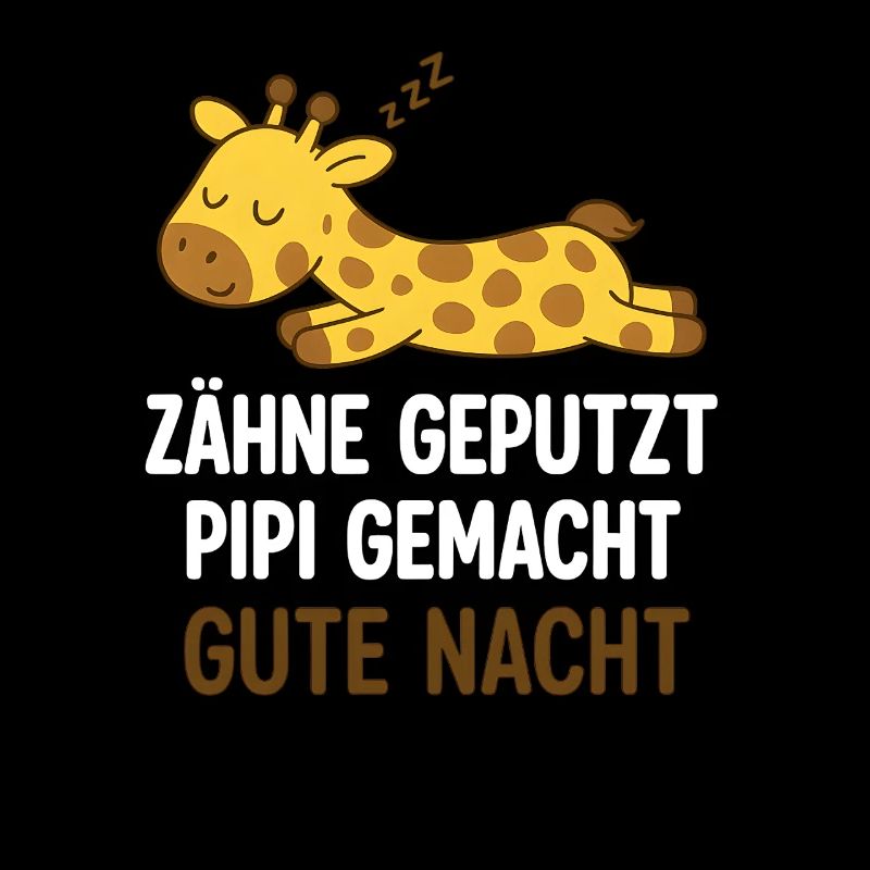 Sleeping Giraffe Good Night