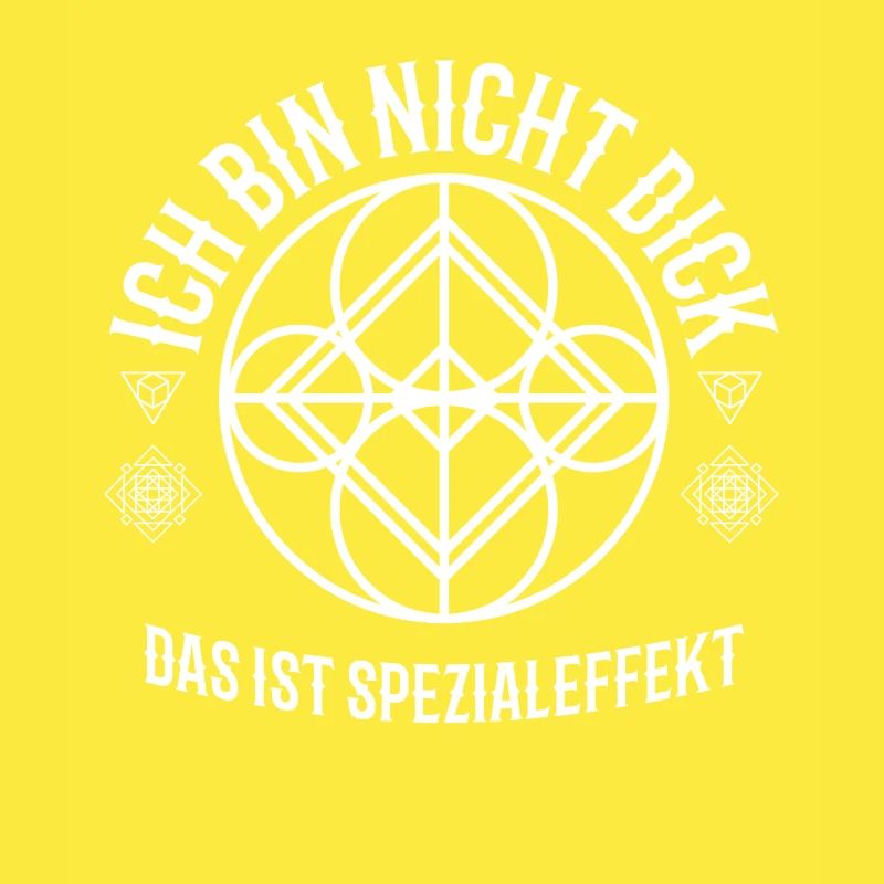 Ich bin nicht dick Das ist Spezialeffekt