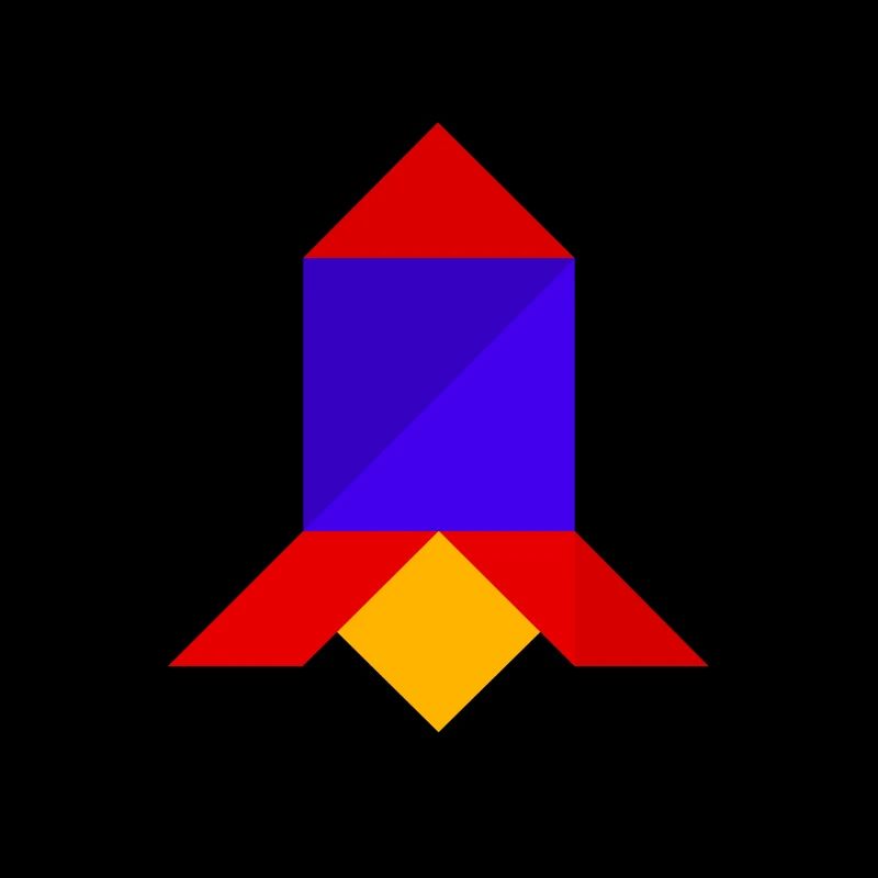 Rocket - Tangram