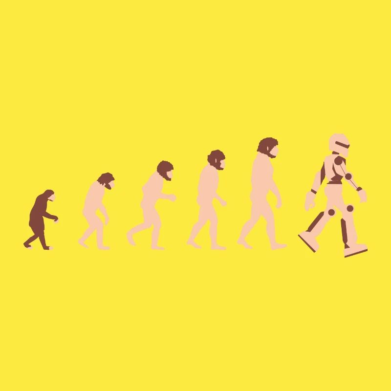 Theory of Evolution Robot Future - Geschenkid