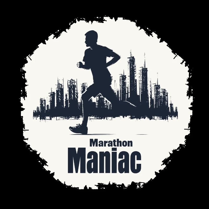 Stadtbild Marathonläufer