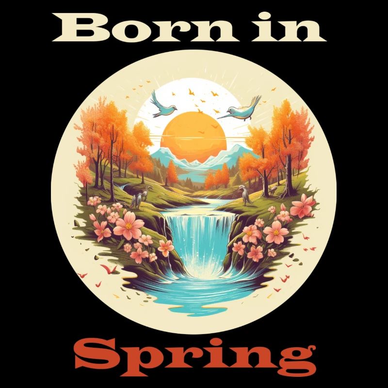 Né au printemps