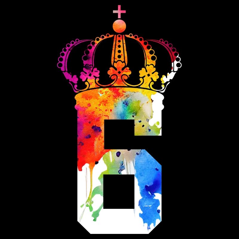 KING 6 YEAR OLD QUEEN 6TH BIRTHDAY